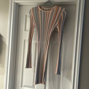 Ronny Kobo bell sleeved mini dress